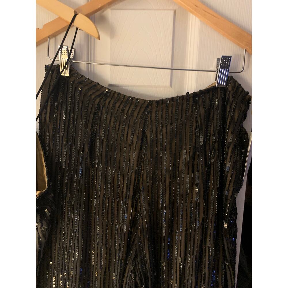 Cache Women’s VTG 90’s Silk Ombré Sequined Set Size Large - Picture 2 of 8